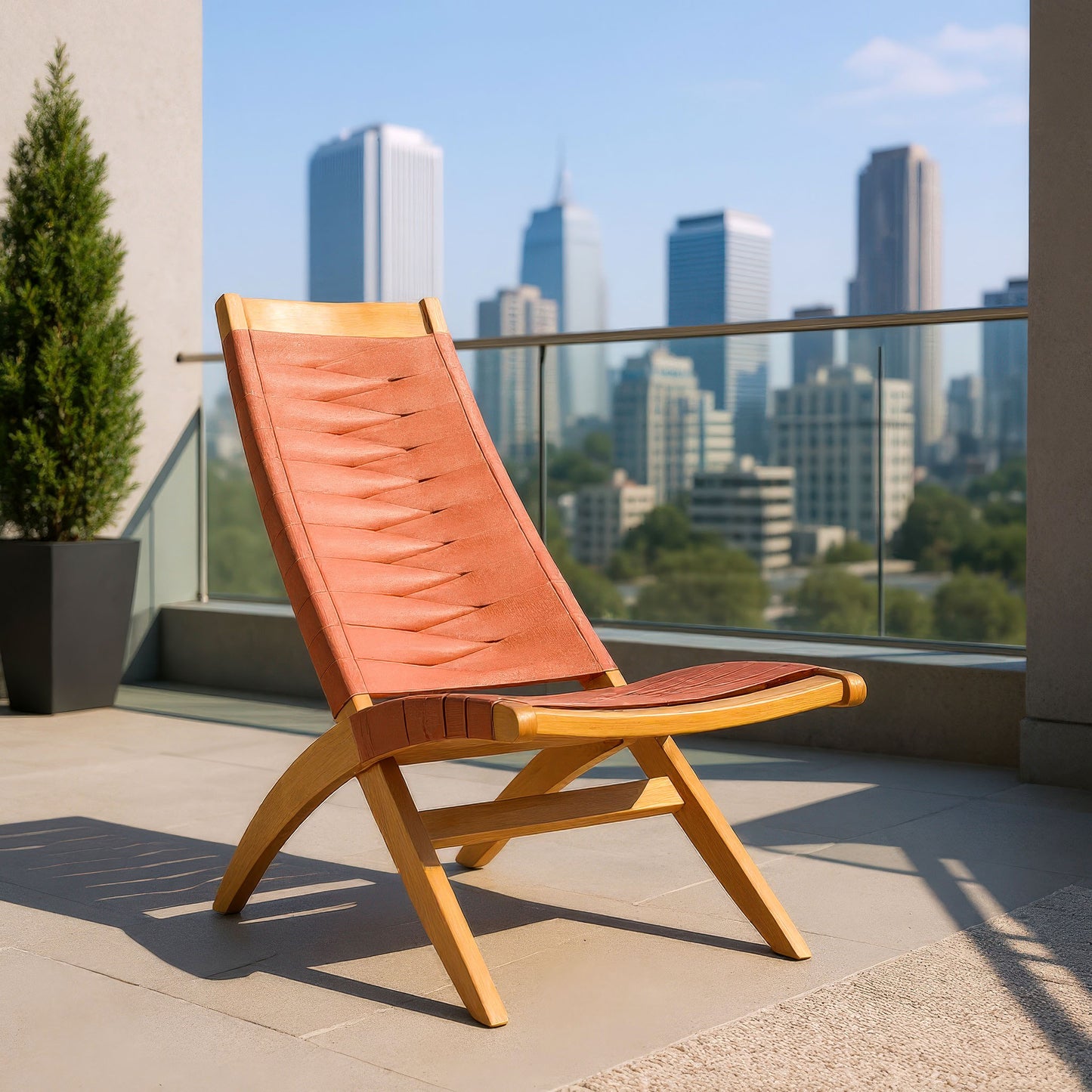 Rova Lounge Chair Terracotta - 10