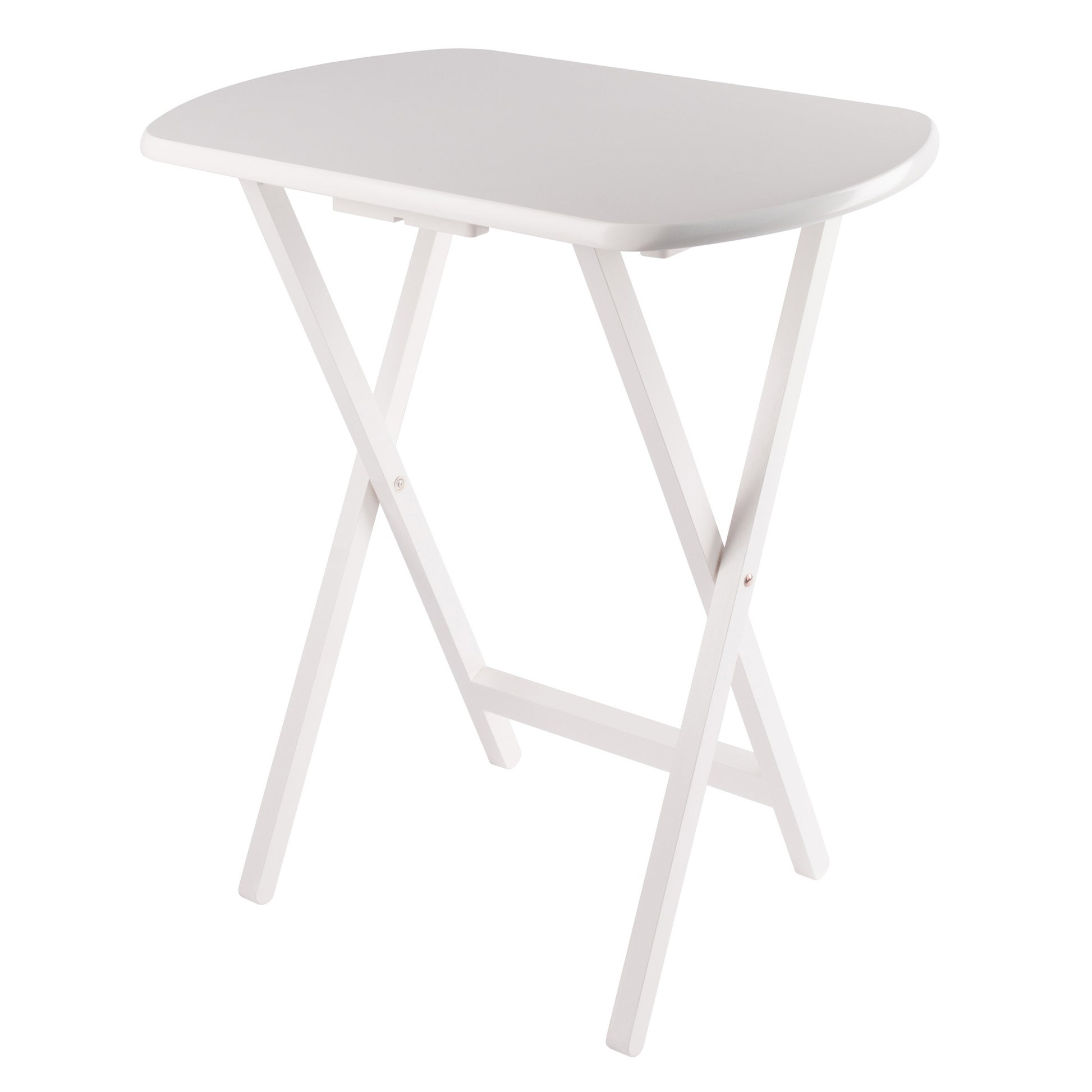 Corbett 2-Pc Oversized Snack Tables, White