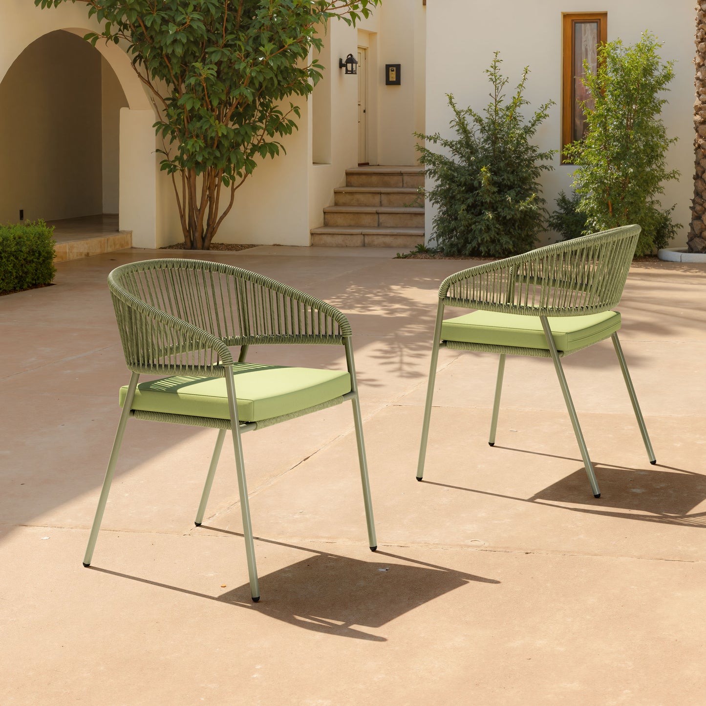 Skye Dining Chair (Set of 2) Green - 8