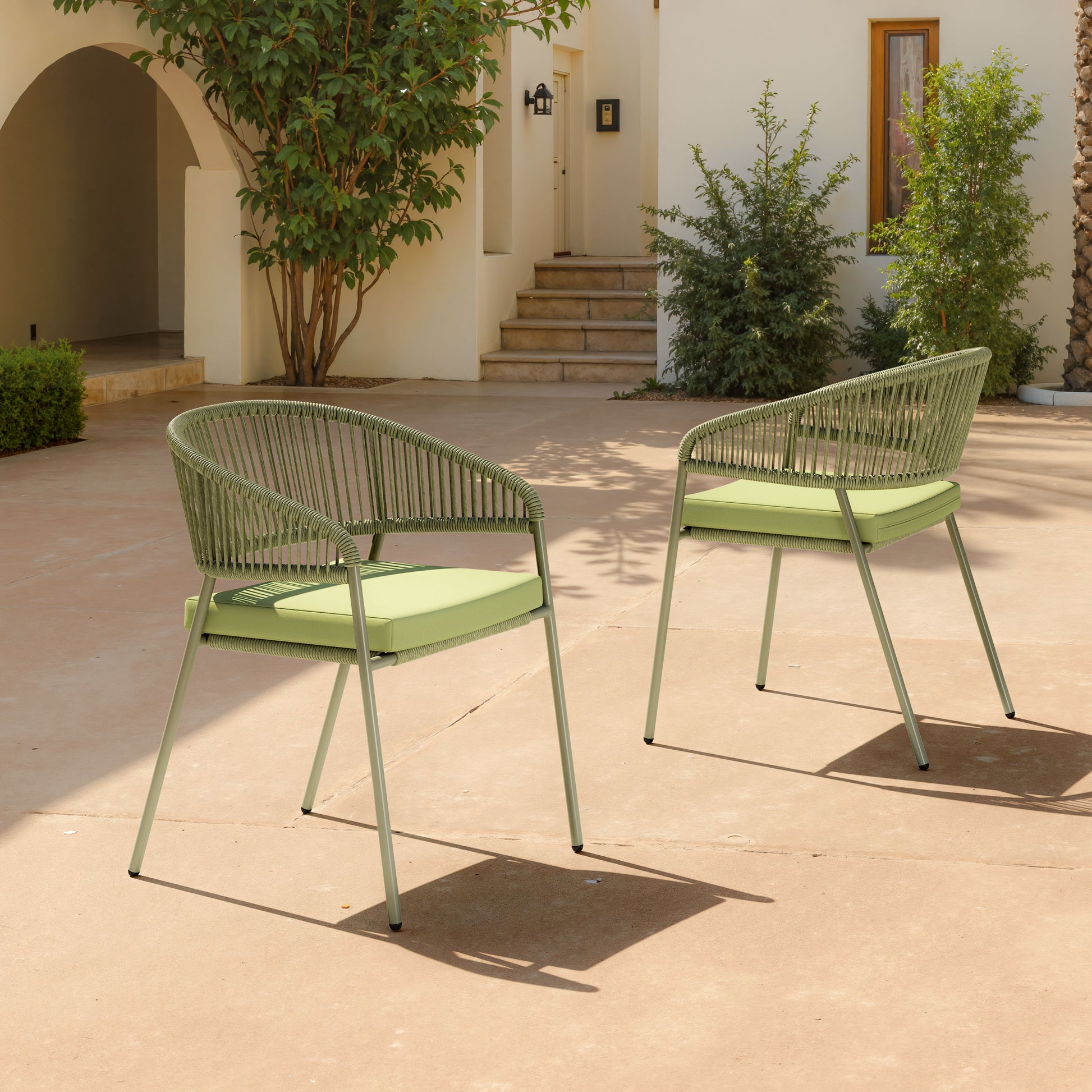Skye Dining Chair (Set of 2) Green - 8