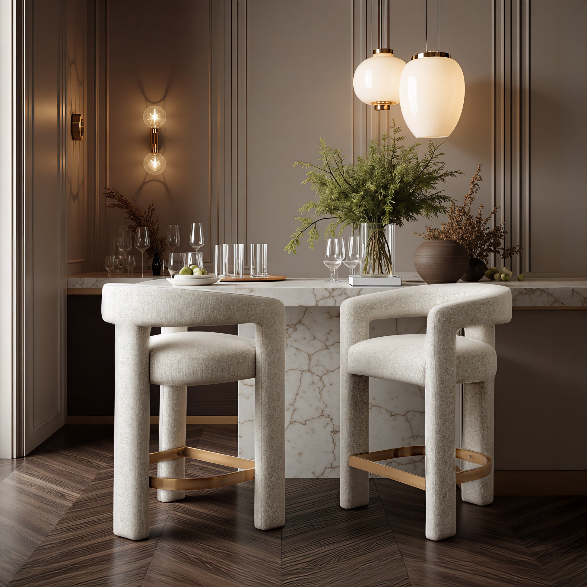Saiko Barstool Beige - 8