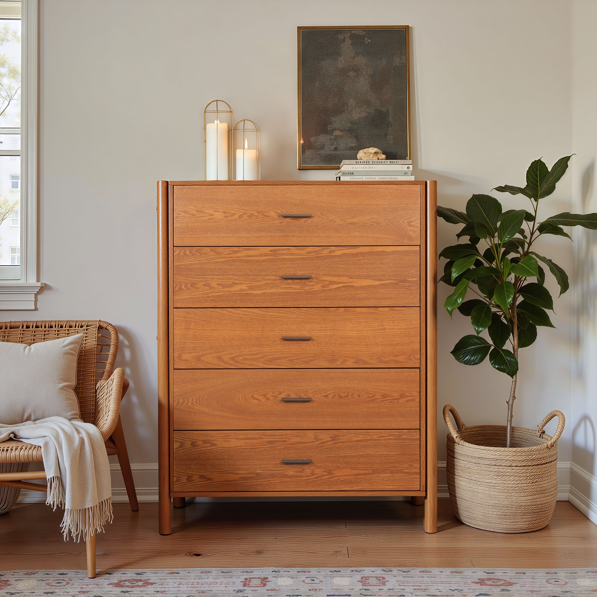 Beleza Chest Walnut - 9