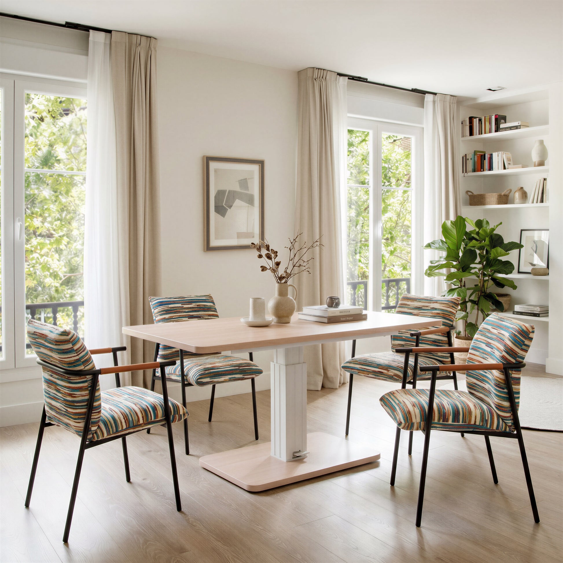 Reduga Dining Chair Multicolor - 10