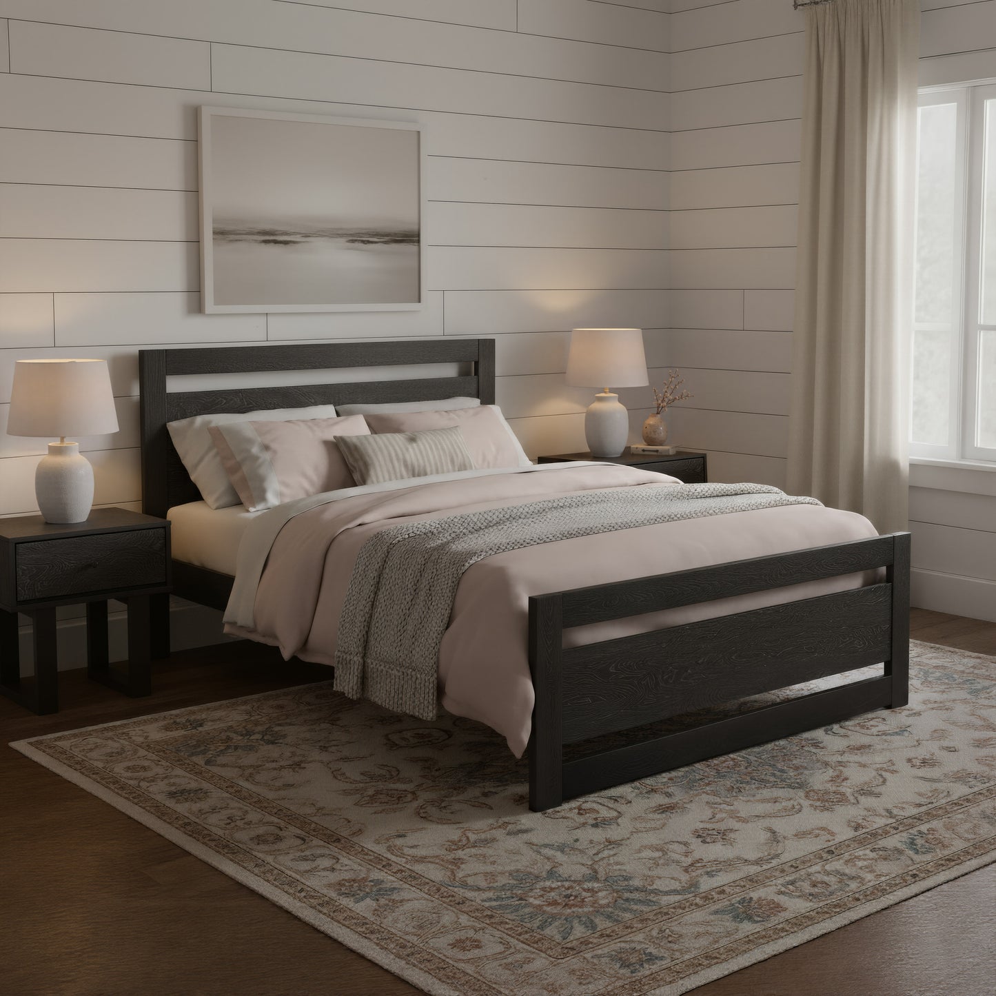 Gus Nightstand Black - 12