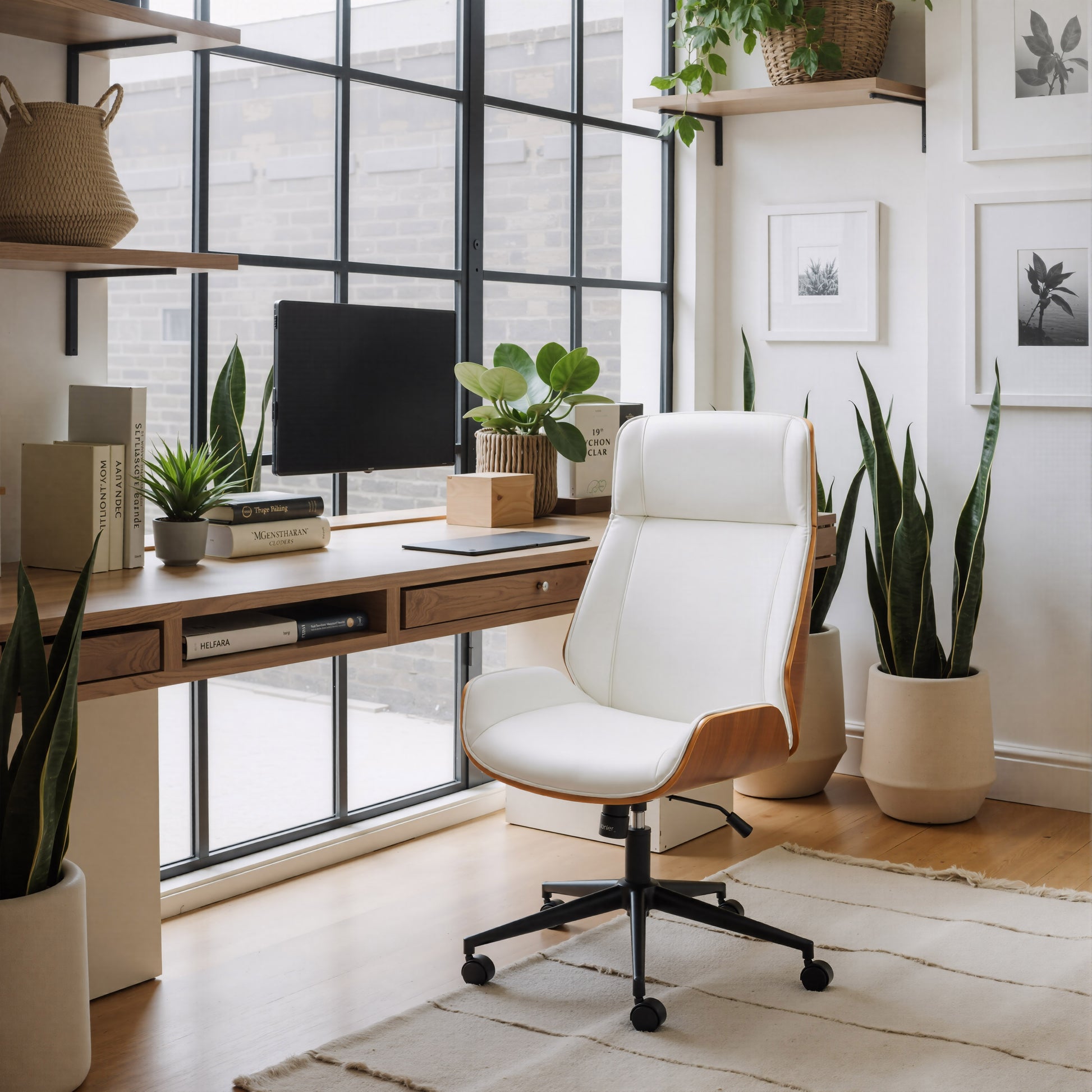 Flex High Back Office Chair White - 10