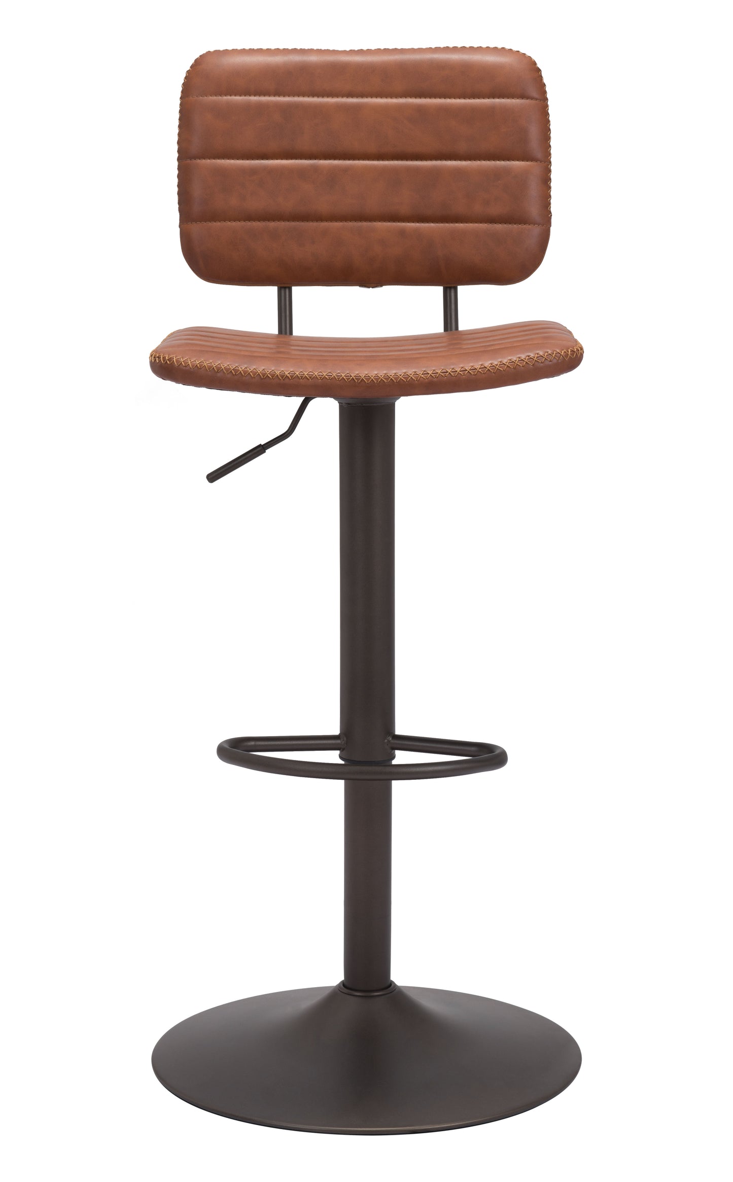Holden Barstool Vintage Brown & Dark Bronze