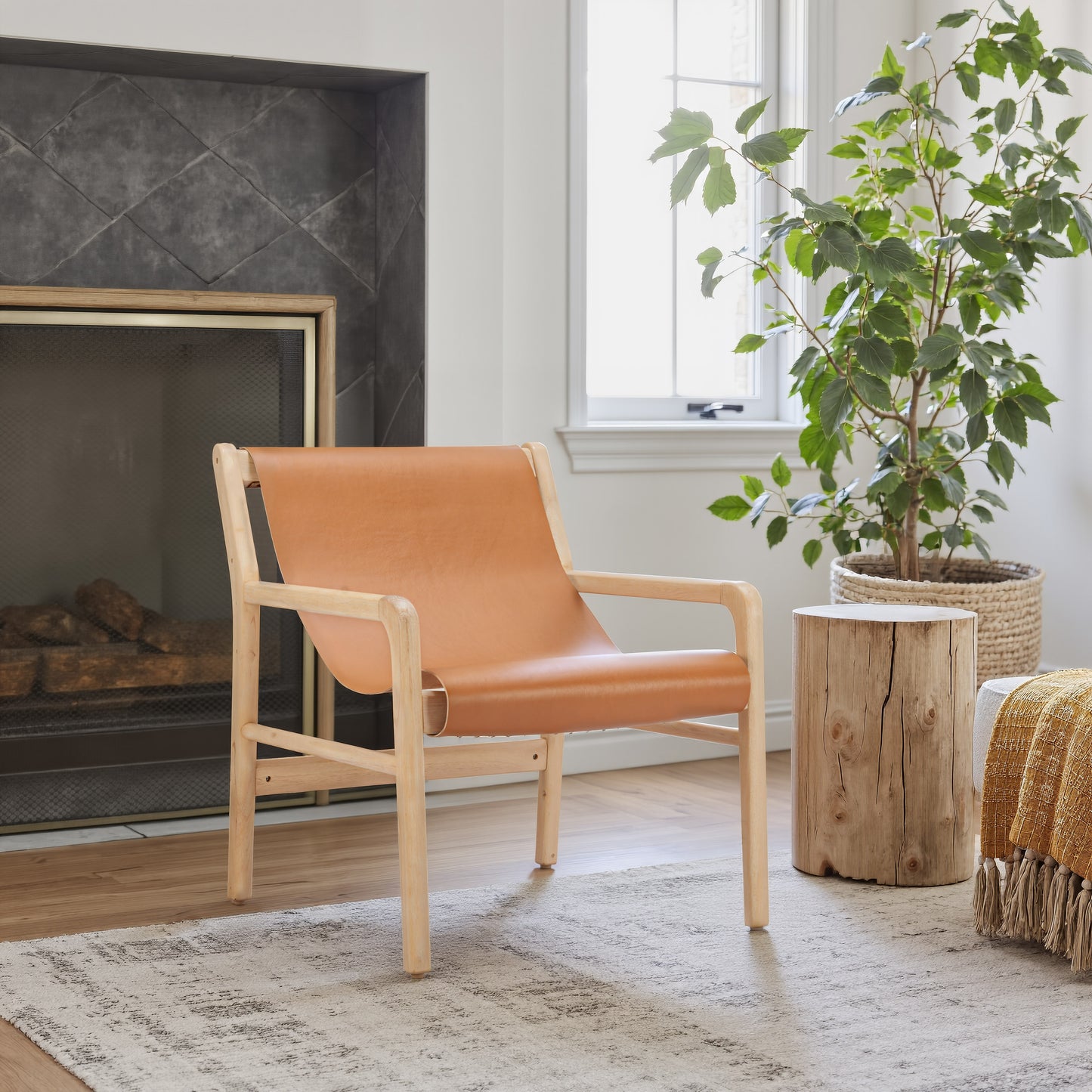 Doek Accent Chair Tan - 8