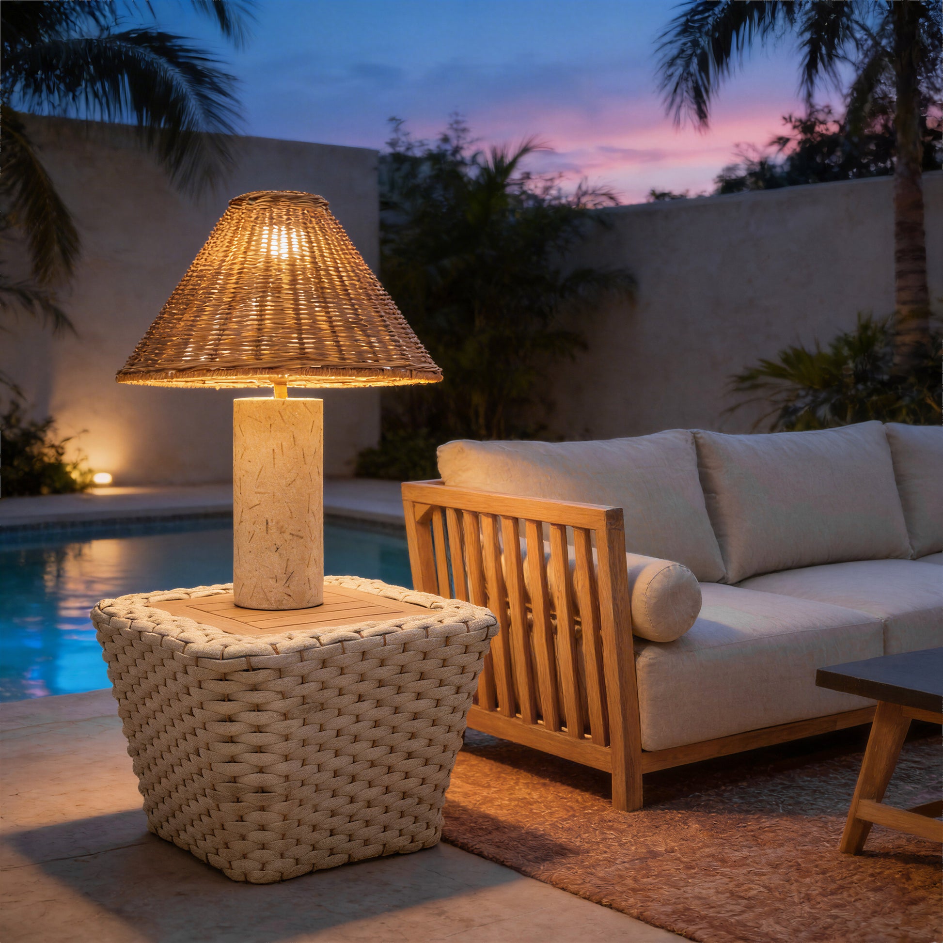 Kintal Solar Table Lamp Natural - 10