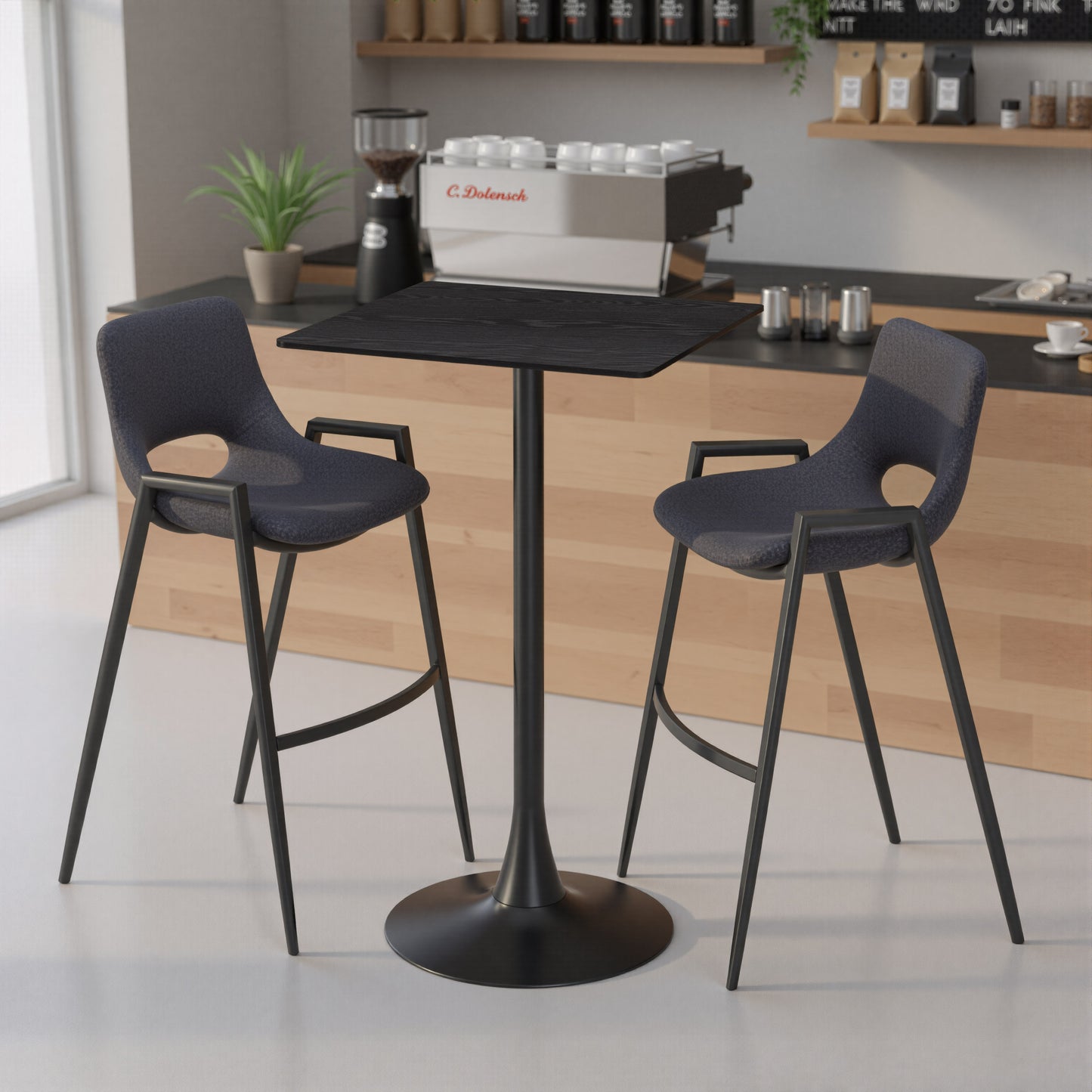 Valleta Bar Table Black - 6