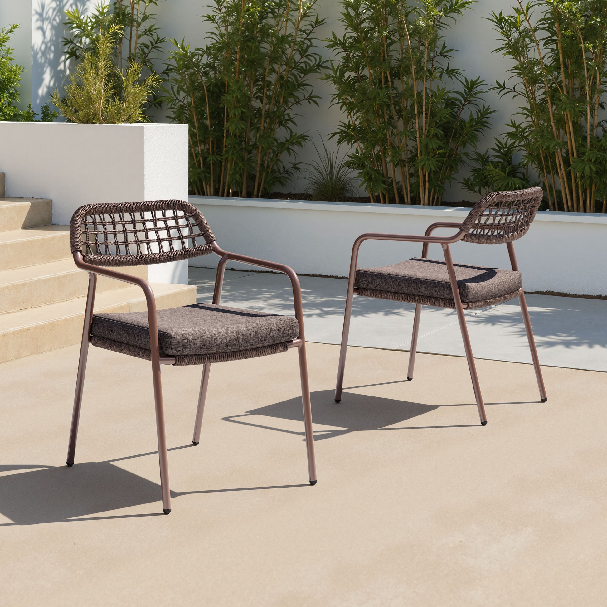 Rio Dining Chair (Set of 2) Brown - 8