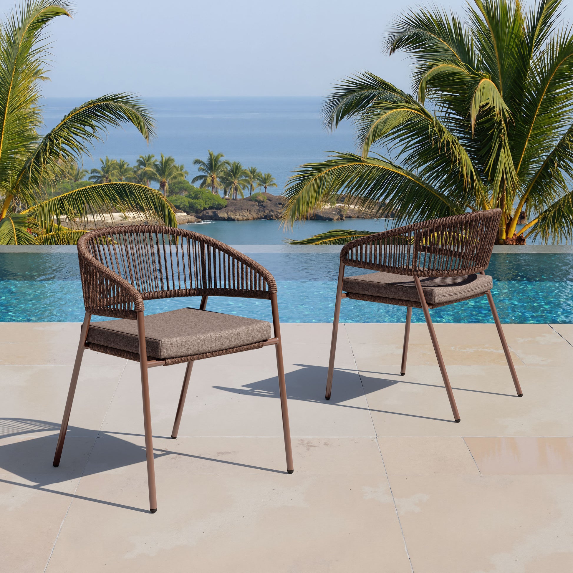 Skye Dining Chair (Set of 2) Brown - 8