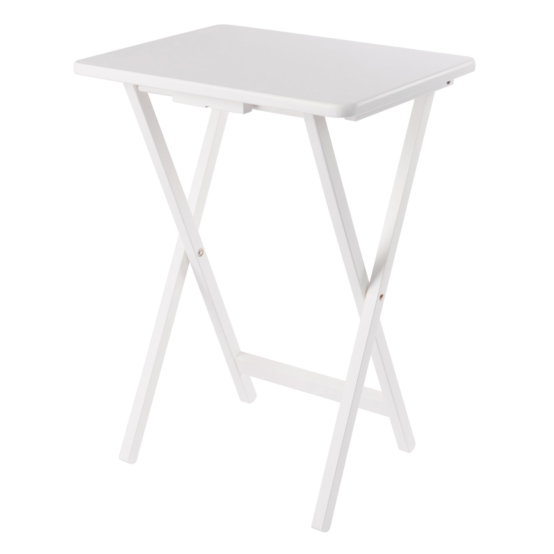 Alex 5-Pc Snack Table Set, White