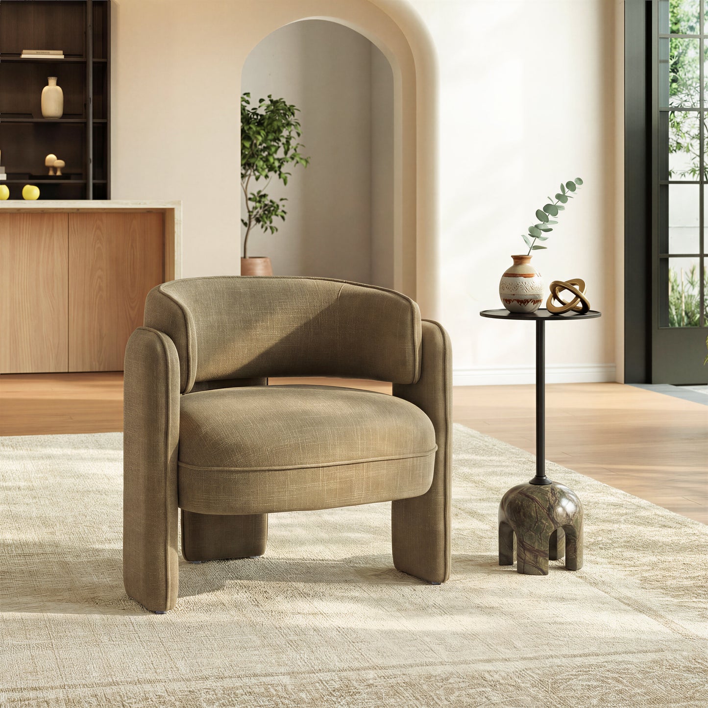 Naan Accent Chair Artichoke Green - 8
