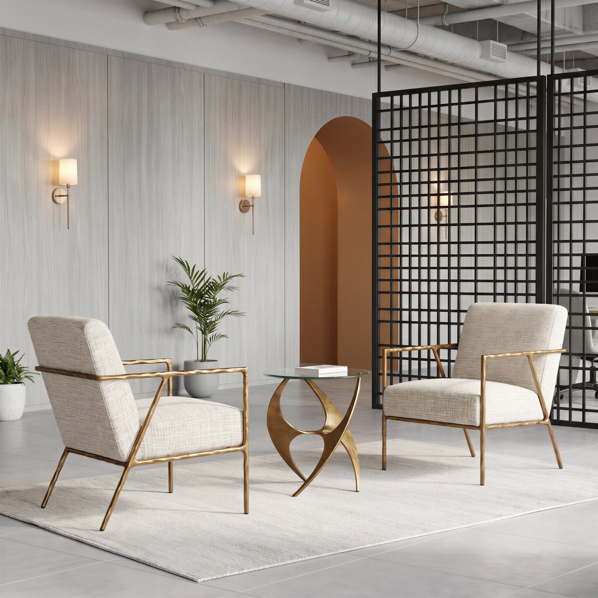 Norrebro Accent Chair Beige Frost - 10