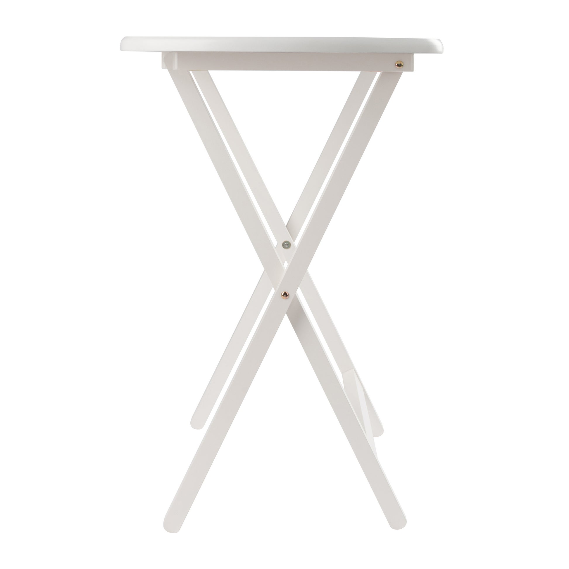 Corbett 5-Pc Oversized Snack Table Set, White