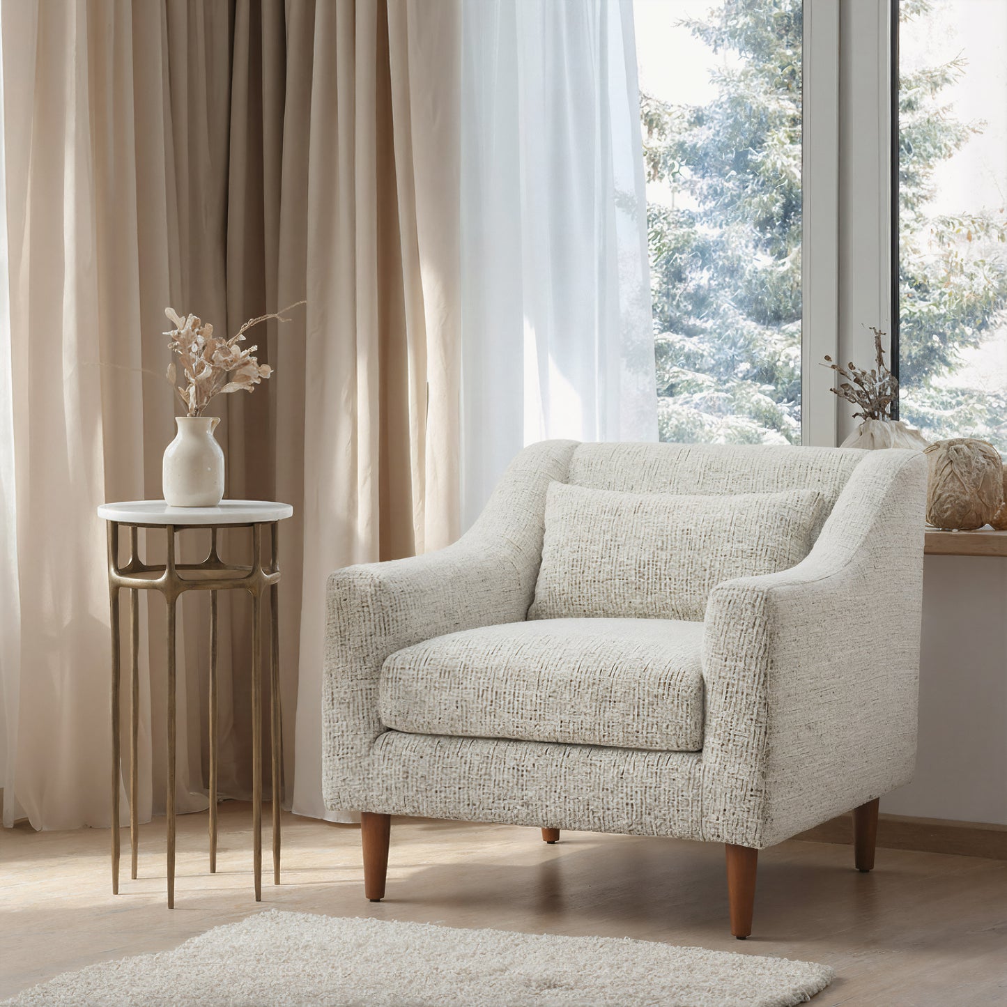 Koseli Armchair Pewter Gray - 9
