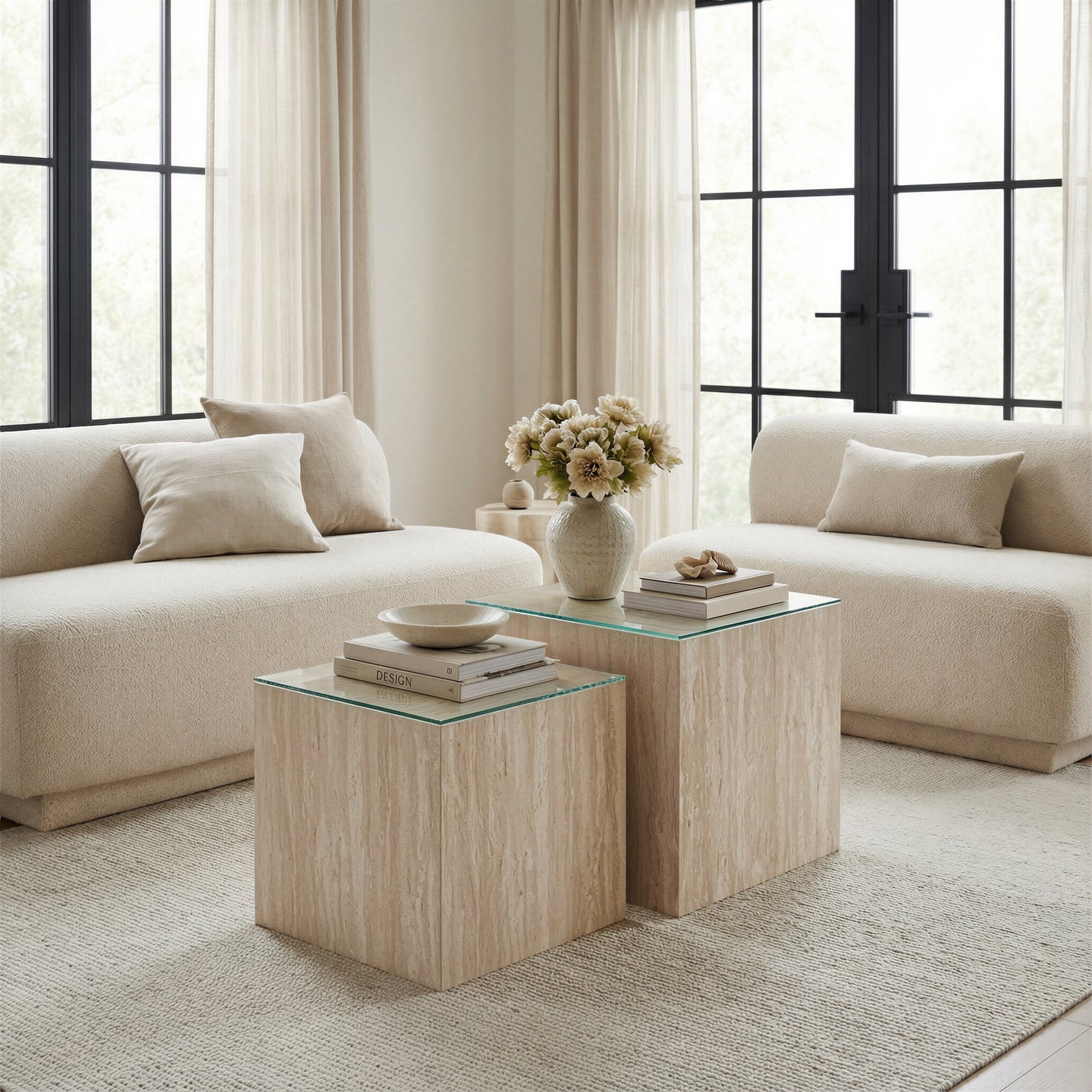 Anese Loveseat Multigrain Beige - 9