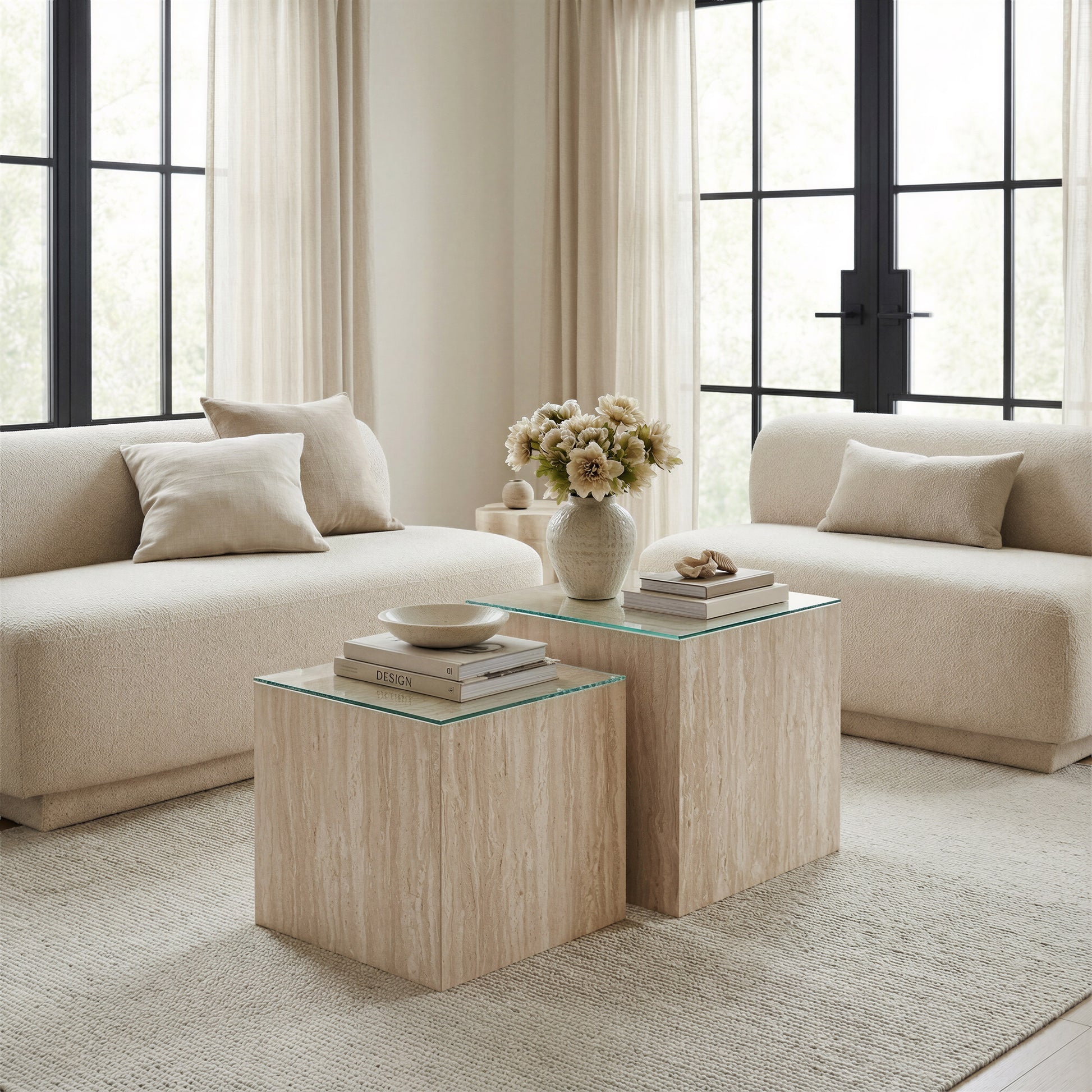 Anese Loveseat Multigrain Beige - 9
