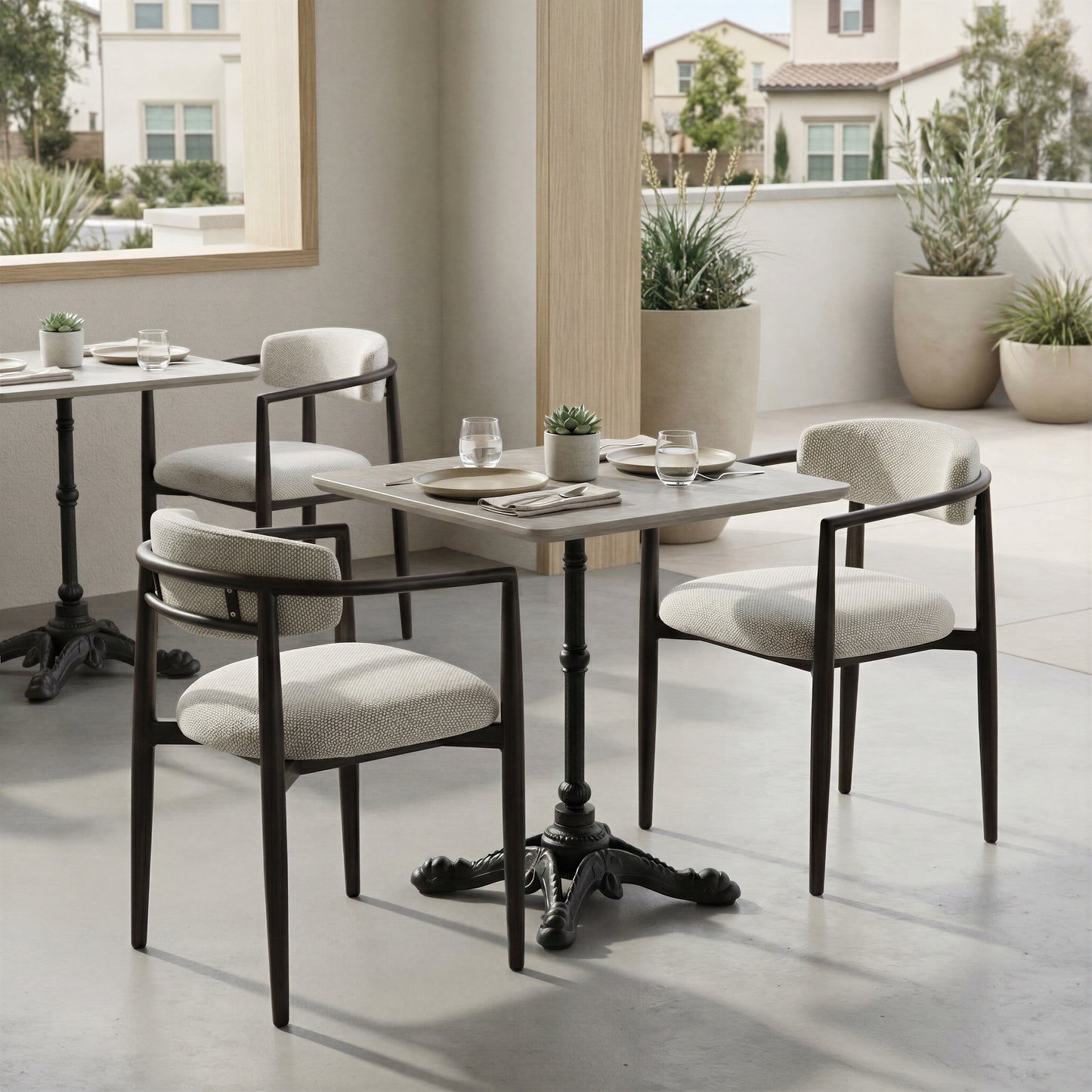 Midori Dining Chair White - 9
