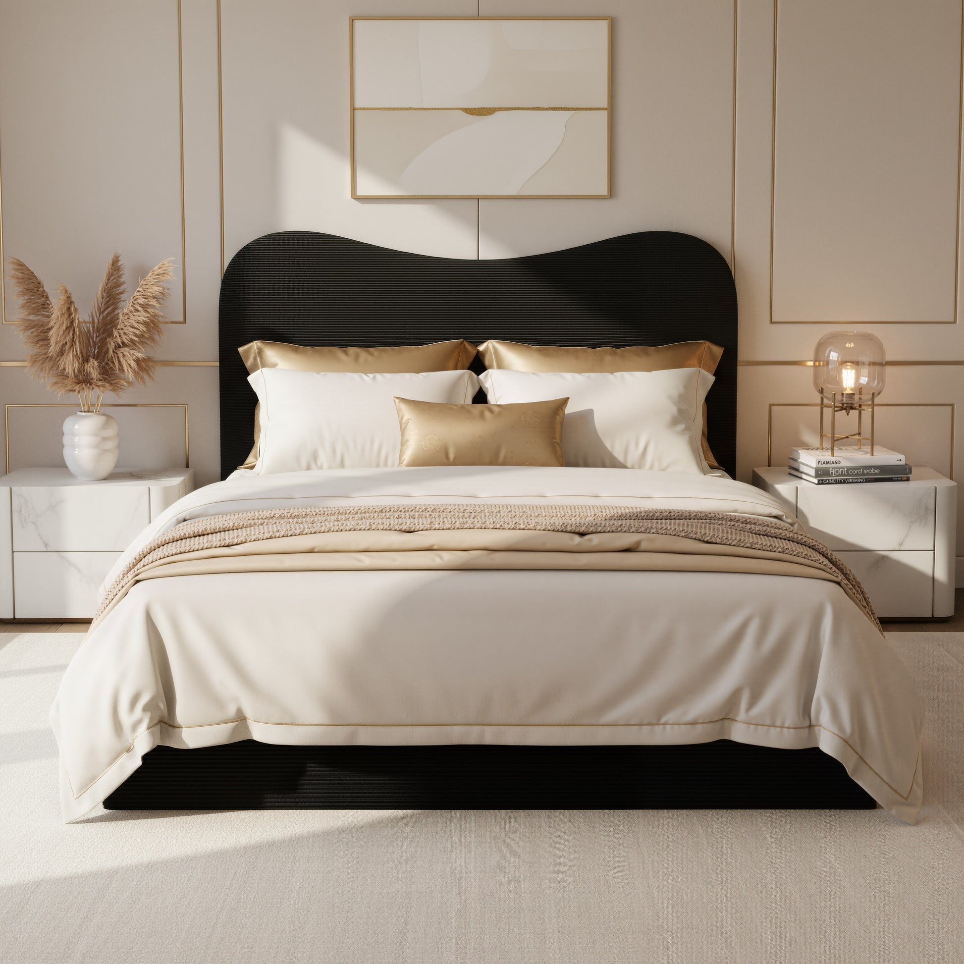 Sele Queen Bed Black - 8