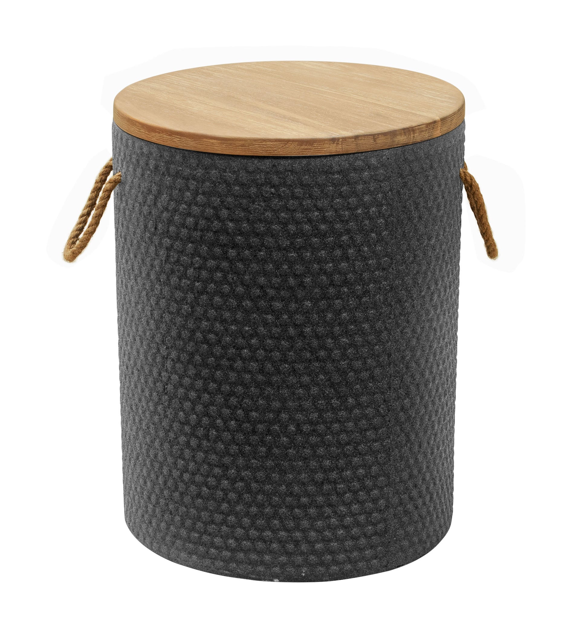 Beban Side Table Natural & Black - 2