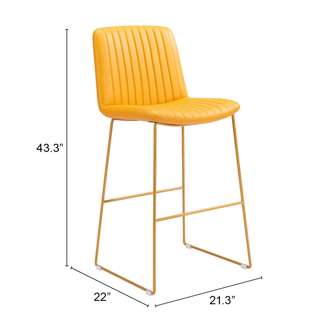 Mode Barstool (Set of 2) Yellow
