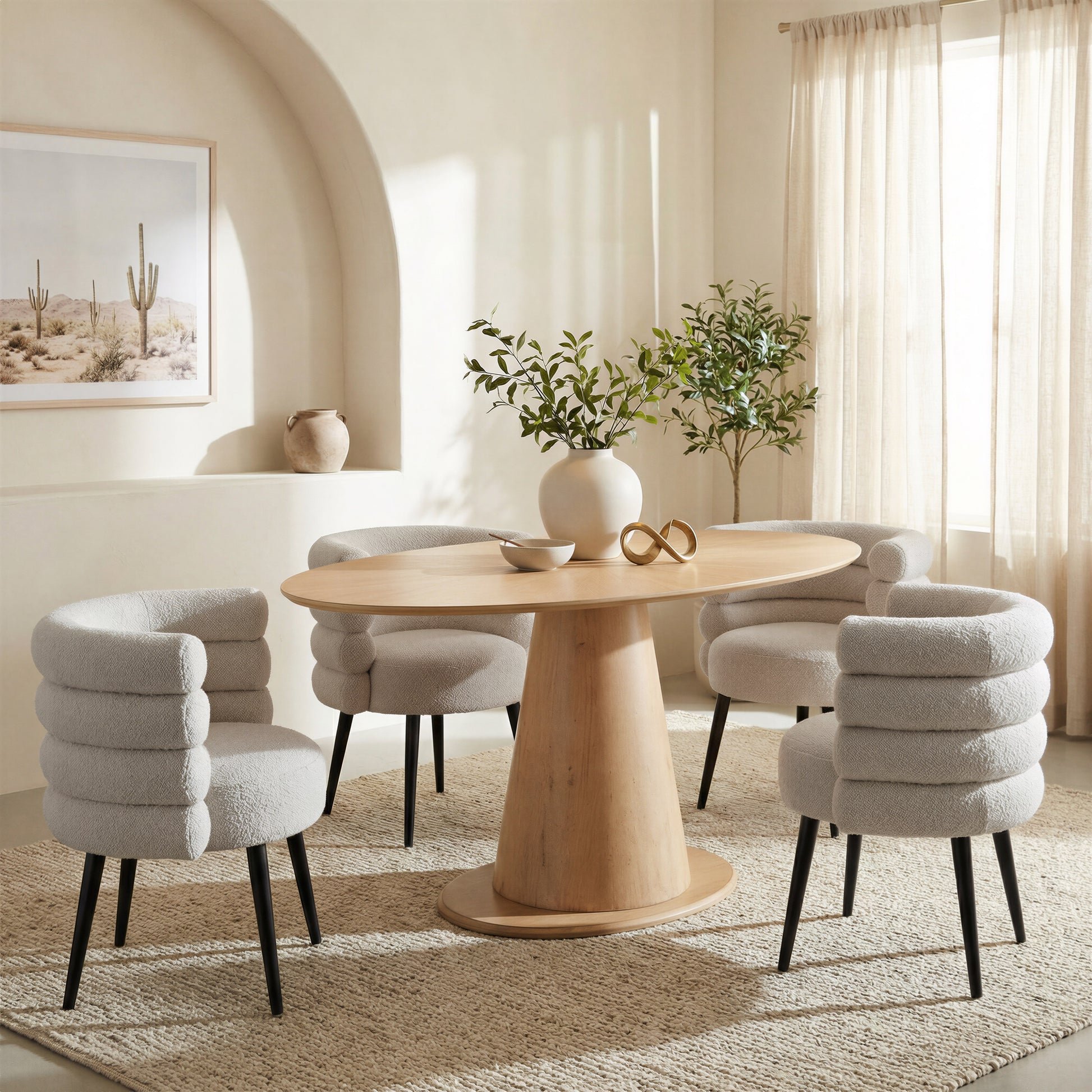 Grena Dining Chair Misty Gray - 9