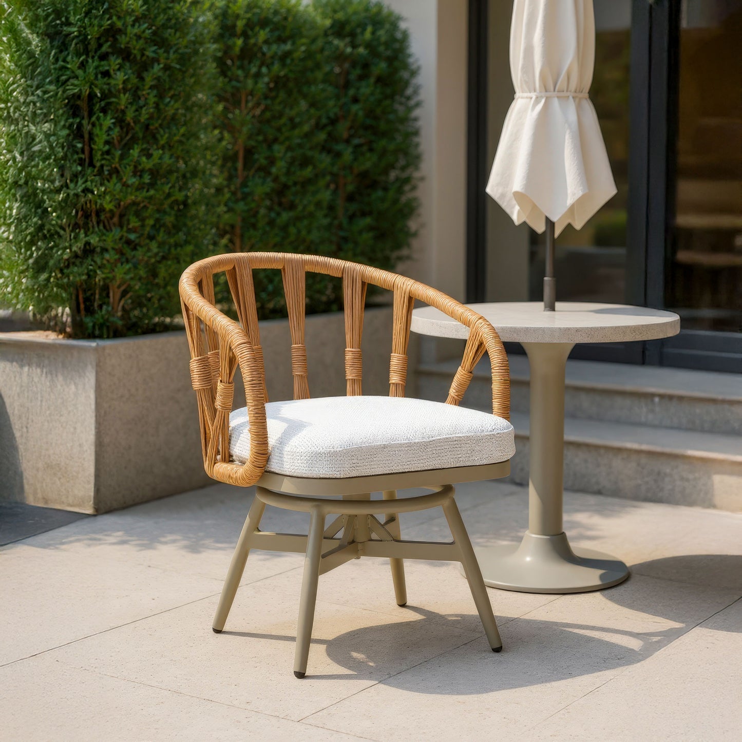 Safal Swivel Dining Chair Multicolor - 10