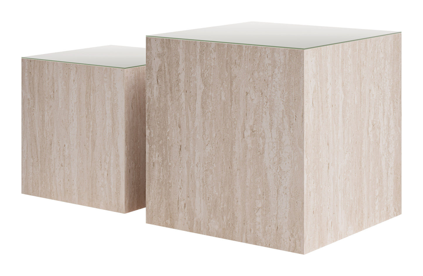 Cambro Coffee Table Set (2-Piece) Stone Beige - 4