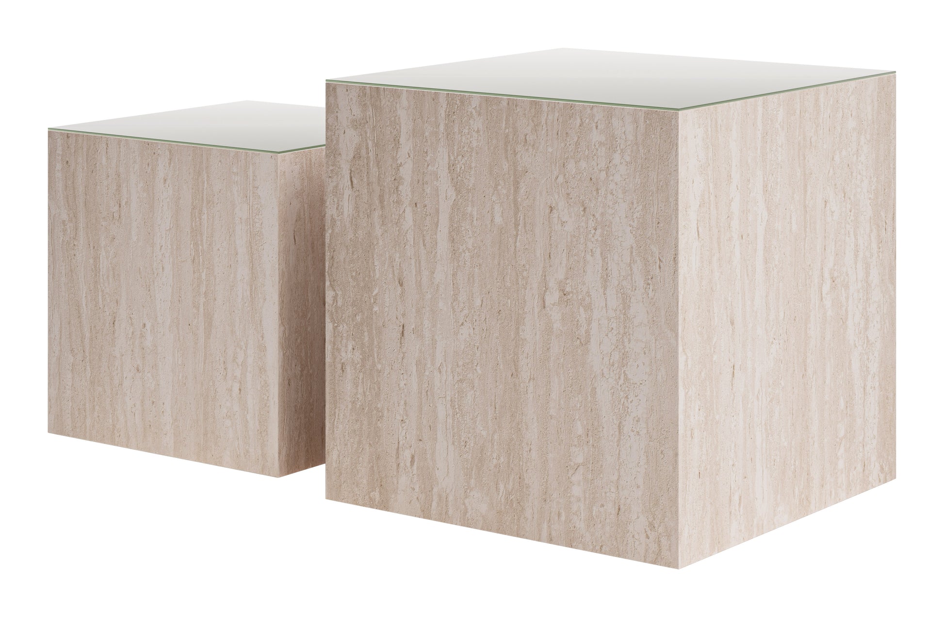 Cambro Coffee Table Set (2-Piece) Stone Beige - 4