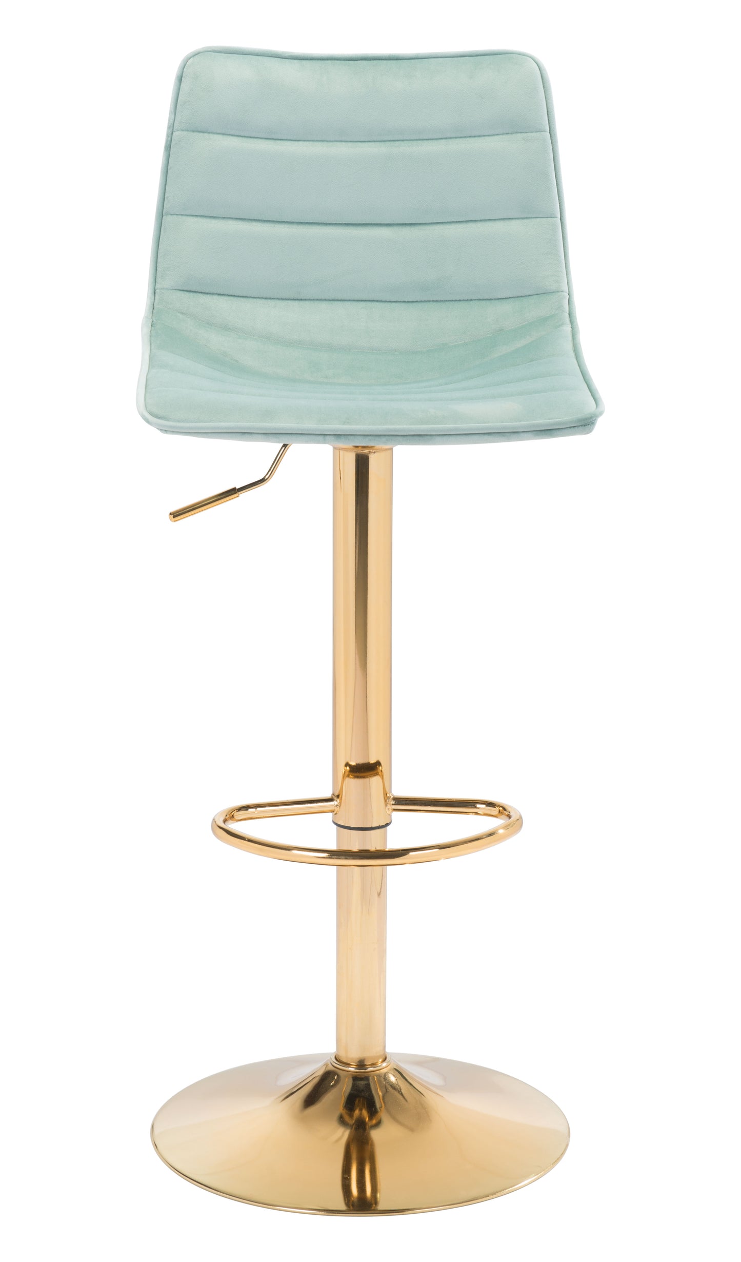 Prima Barstool Light Green & Gold
