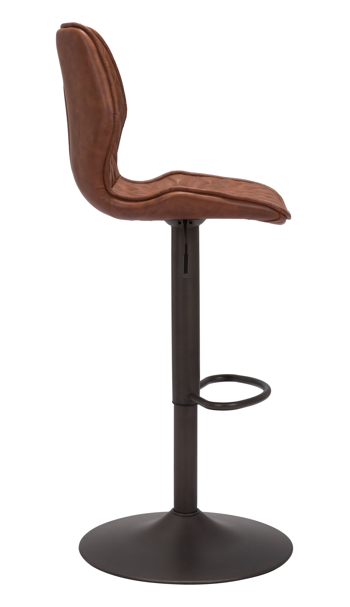 Seth Barstool Vintage Brown & Dark Bronze