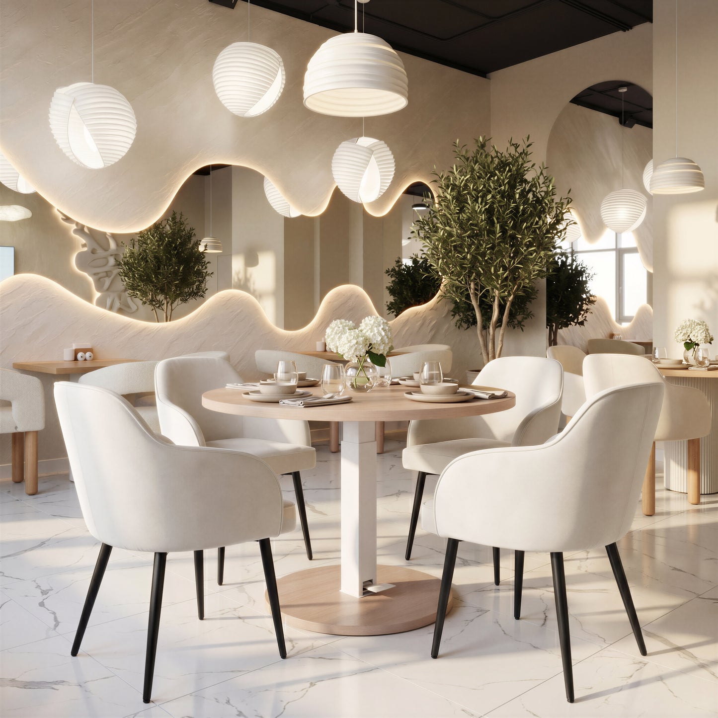 Hawley Adjustable Dining Table Natural - 10
