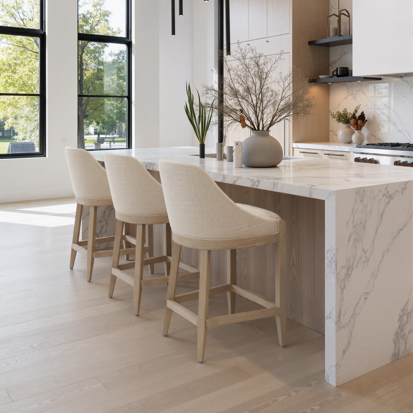 Calmo Counter Stool Beige - 10