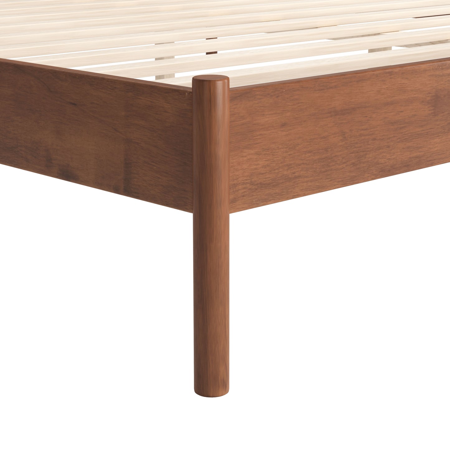 Netz King Bed Black & Walnut - 5