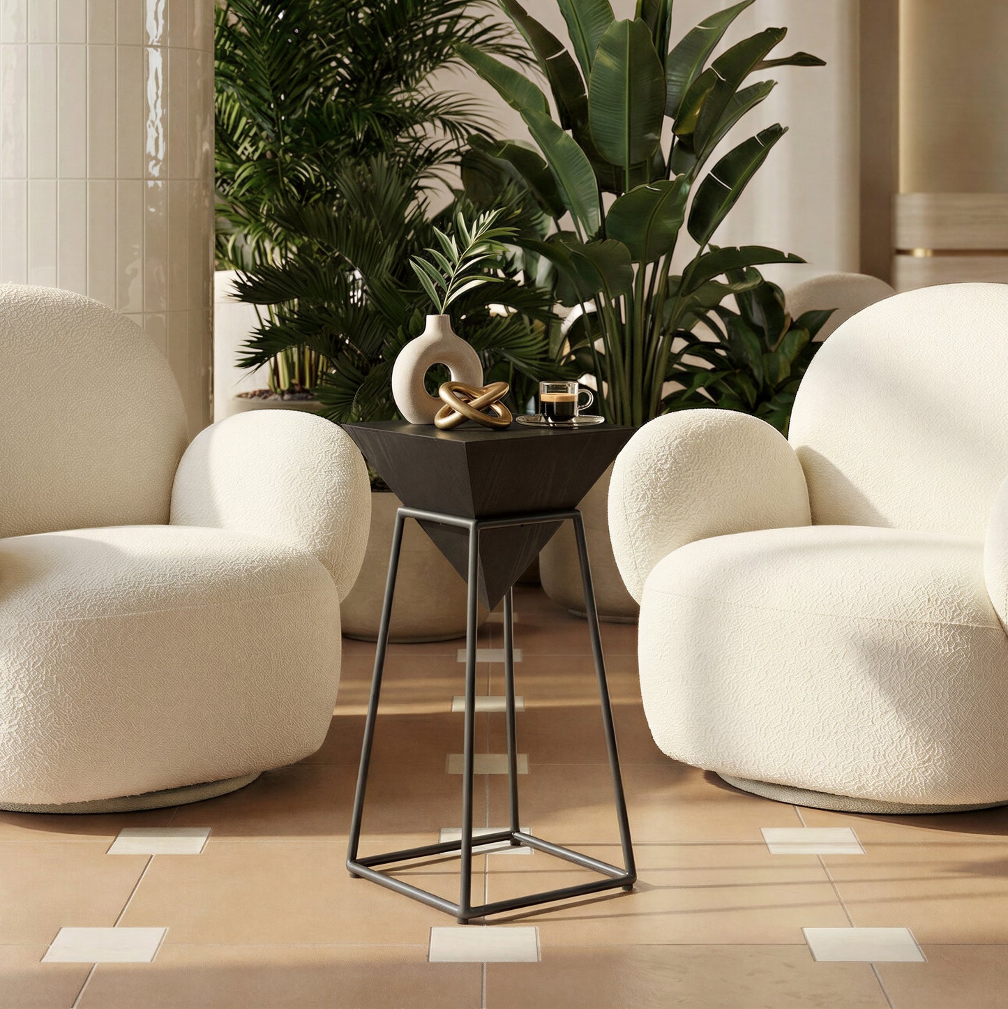 Pira Side Table Black - 7