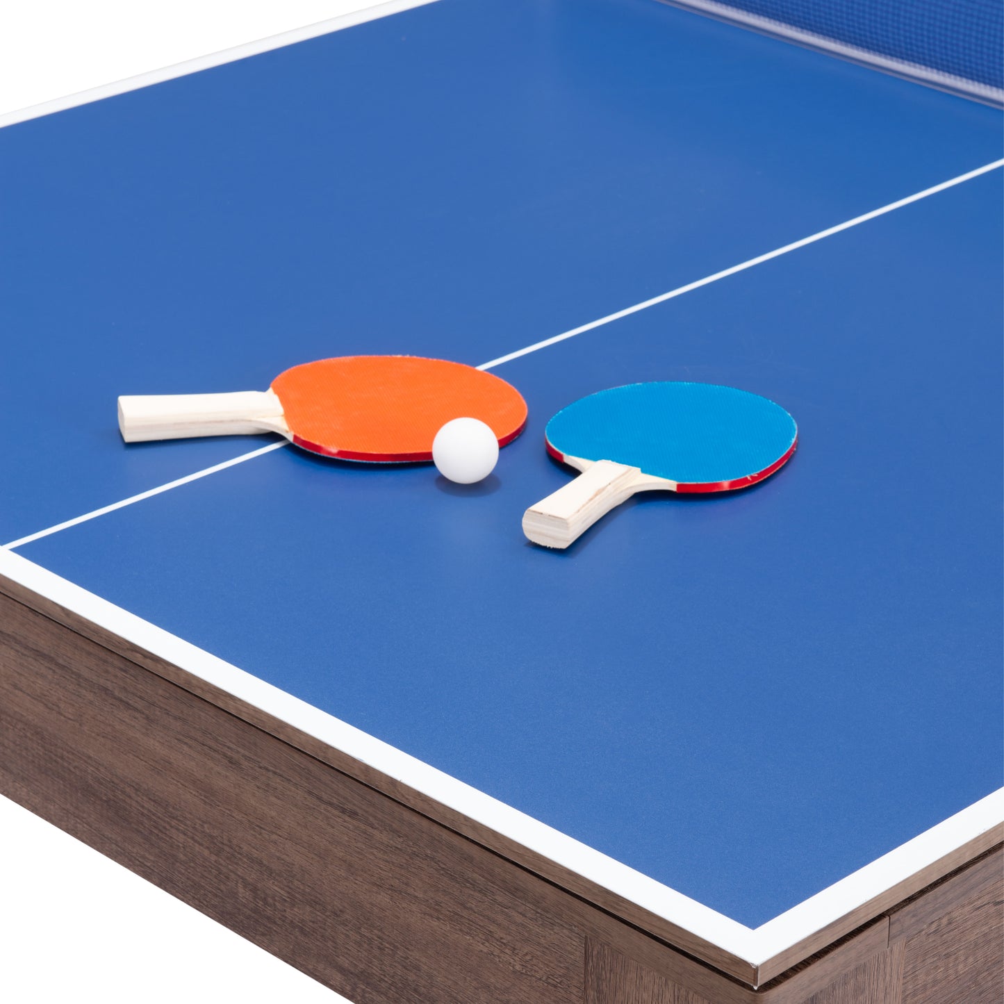 Bonkers 3 In 1 Table Brown With Pool Accessories