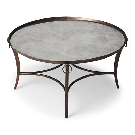 Marilyn Metal & Mirrored Coffee Table in Copper 1289025
