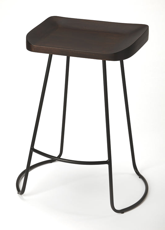 Alton Backless Coffee  25.5" Counter Stool in Dark Brown  1839403