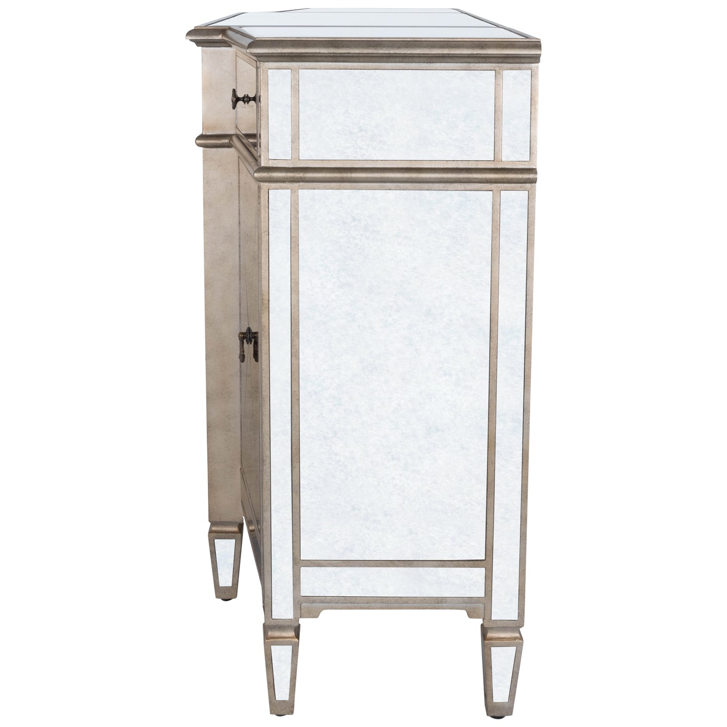 Celeste Mirrored 68" Buffet in Silver 2614146
