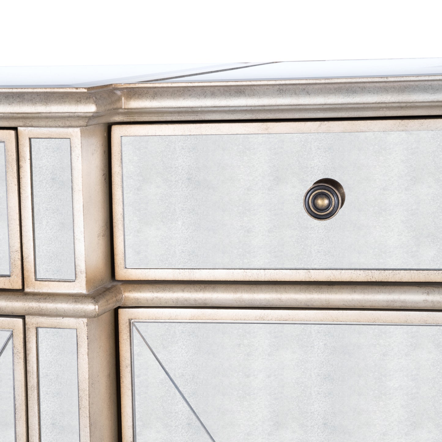 Celeste Mirrored 68" Buffet in Silver 2614146