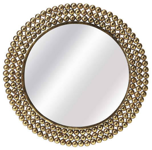 Tiny Bubbles Antique Wall Mirrored in Gold  3538226