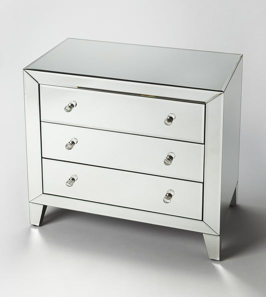 Emily Mirrored Drawer Chest in Clear  3800146