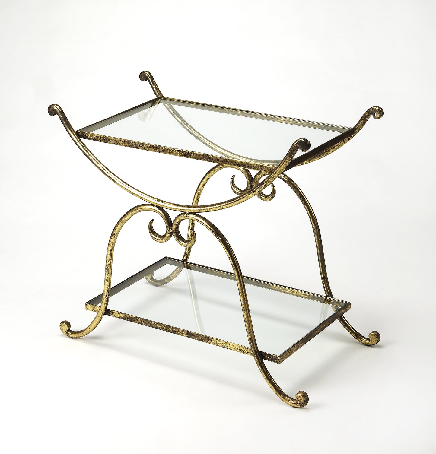 Desdemona Bar Cart in Gold 3904025