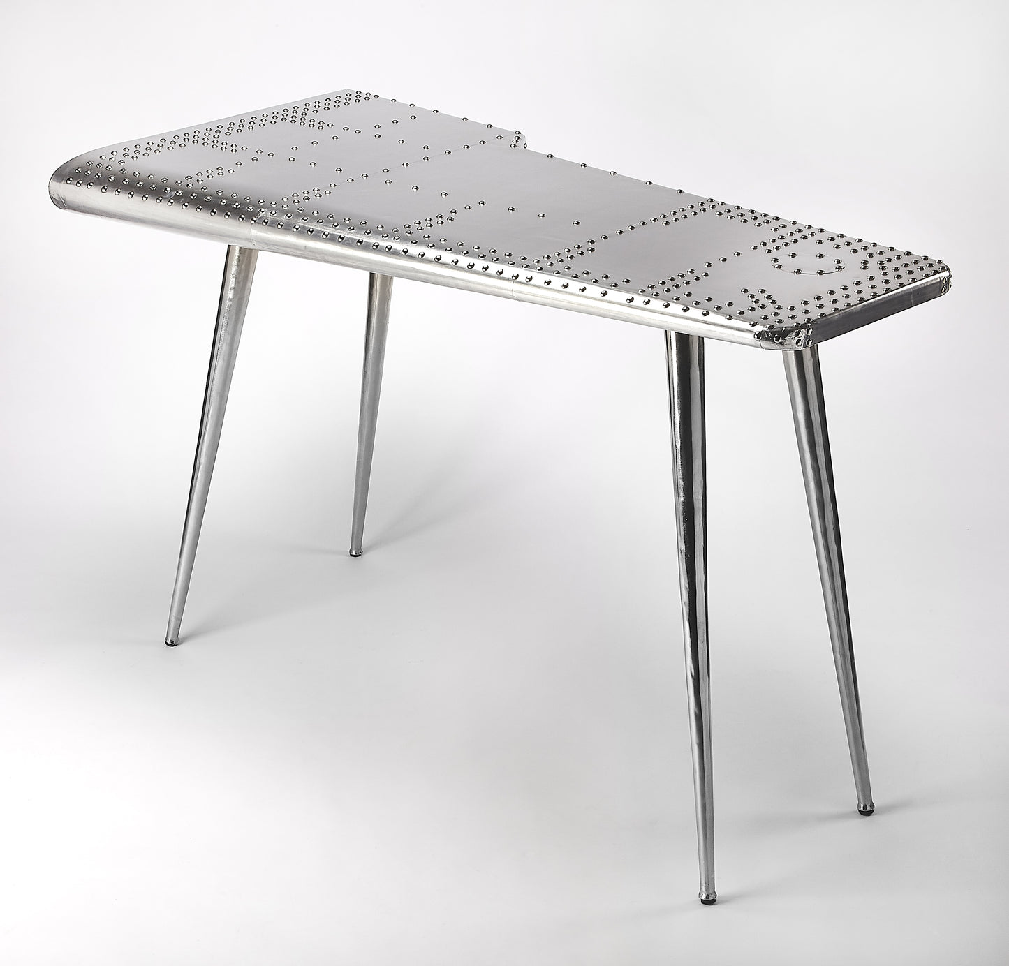 Midway Aviator 68"W Pub Table in Silver 5334330