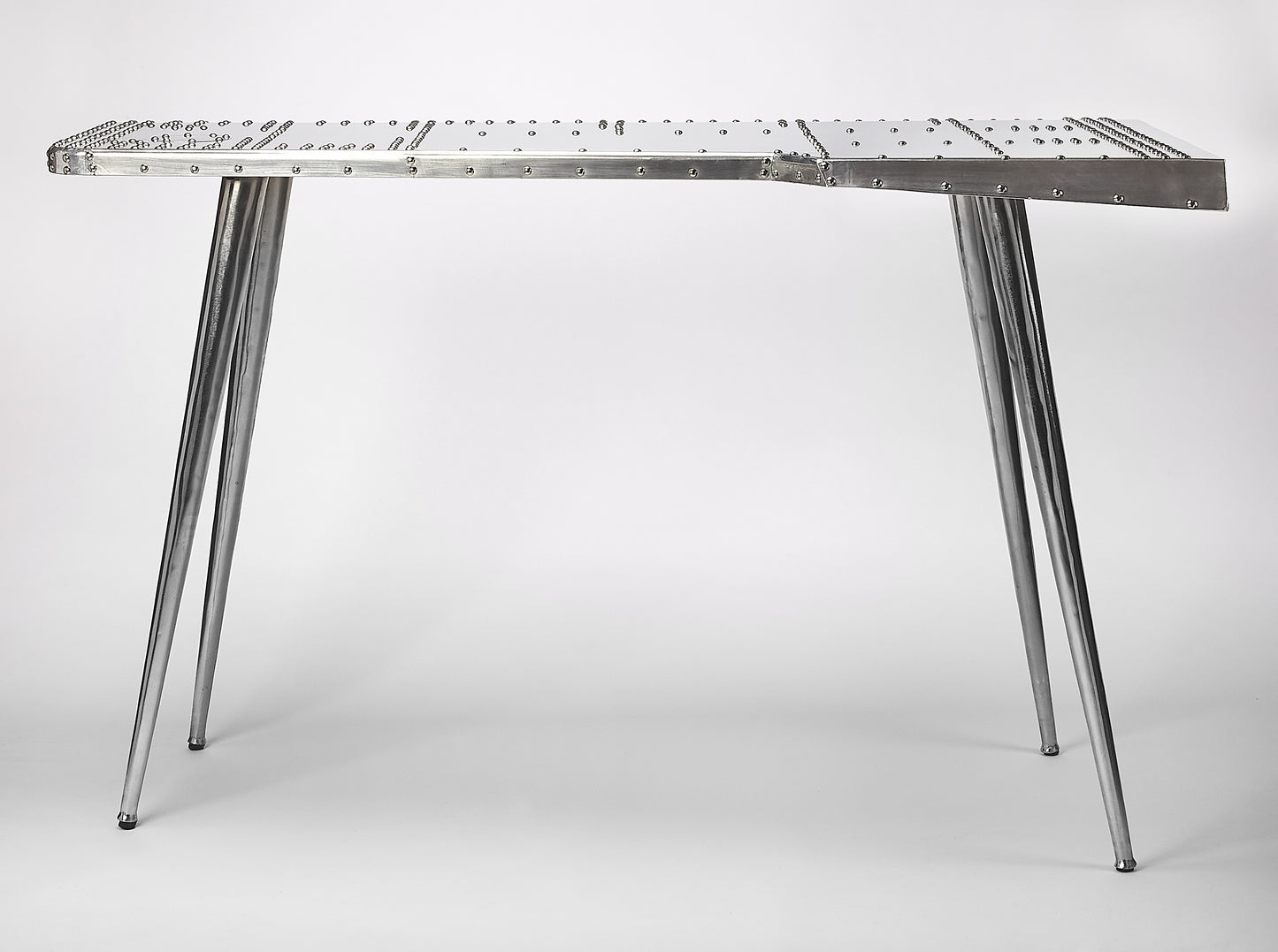 Midway Aviator 68"W Pub Table in Silver 5334330