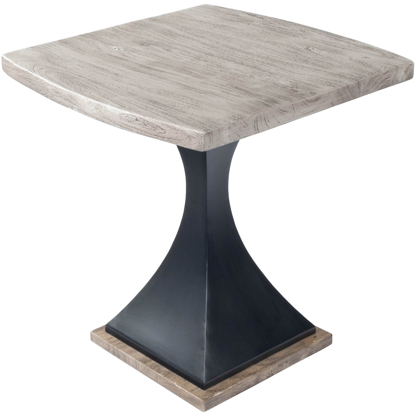 Lidiya Wood & Metal End Table in Gray  5459025