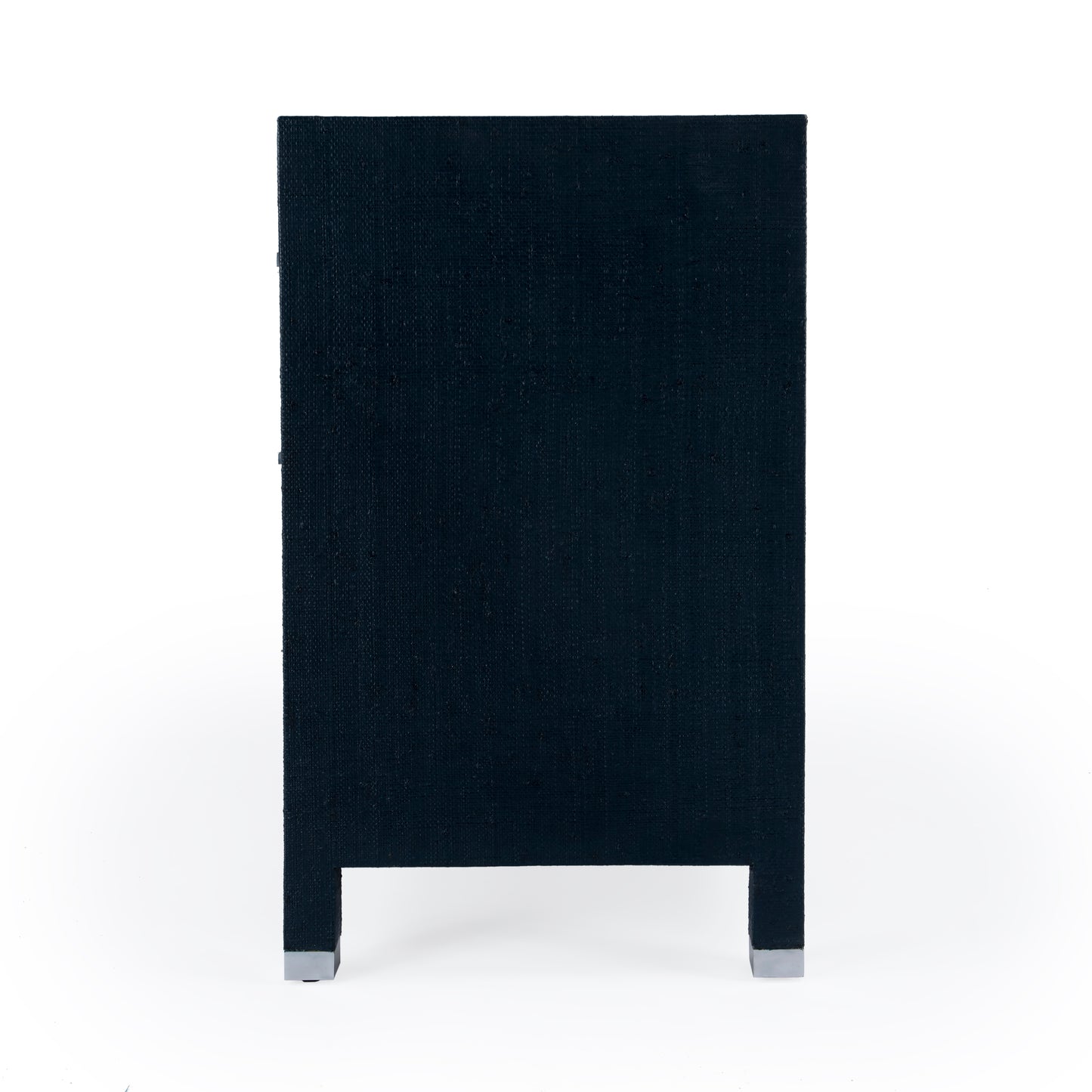 Keros 6 Drawer Raffia Double Dresser in Navy and White 5609350