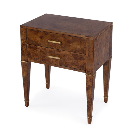 Kai 2 Drawer Nightstand in Light Brown  5713442