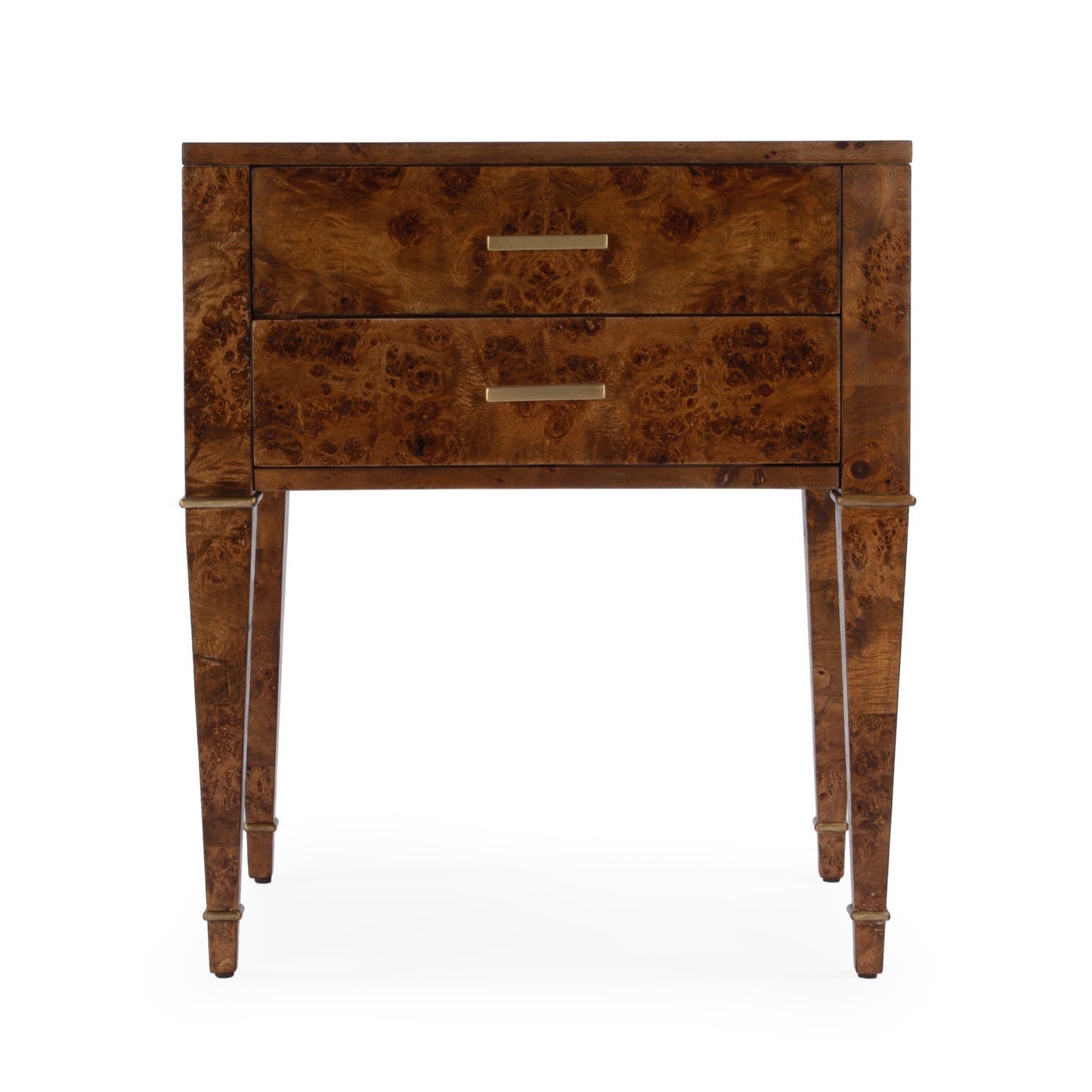 Kai 2 Drawer Nightstand in Light Brown  5713442